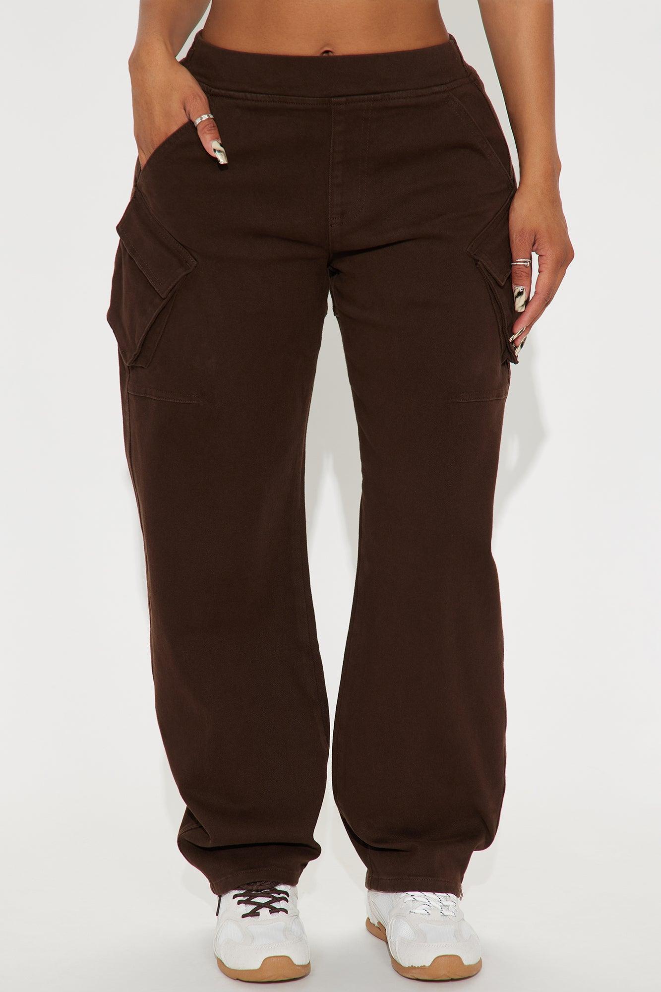 Aris Cargo Barrel Pant - Chocolate Product Image