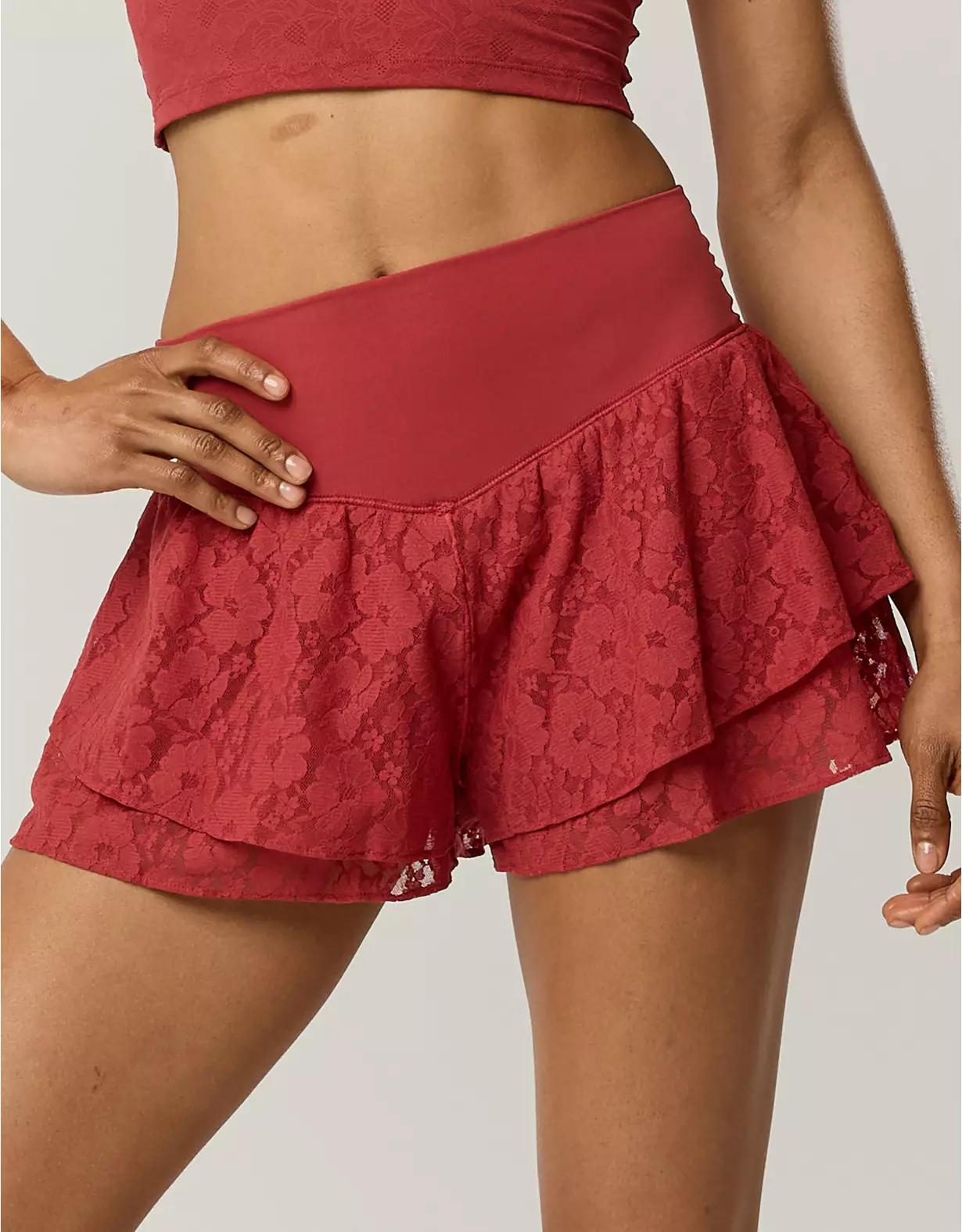 OFFLINE By Aerie Real Me Lace Flowy Short Product Image