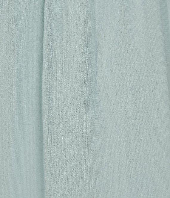 Alex Evenings Wide Leg Mid Rise Chiffon Pants Product Image