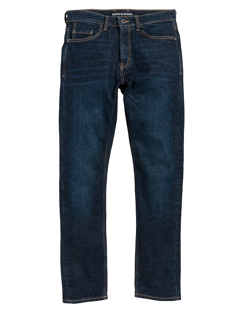 Rodd & Gunn Sutton Straight Leg Jeans in Dark Blue Product Image