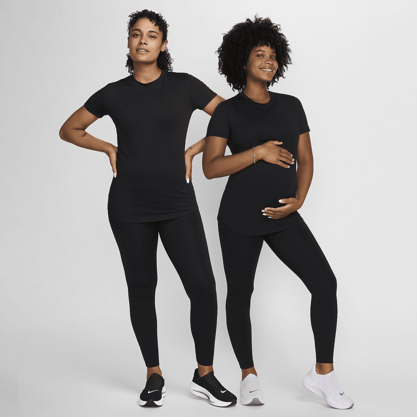 Nike (M) One Women's Dri-FIT Slim-Fit Short-Sleeve Top (Maternity) Product Image