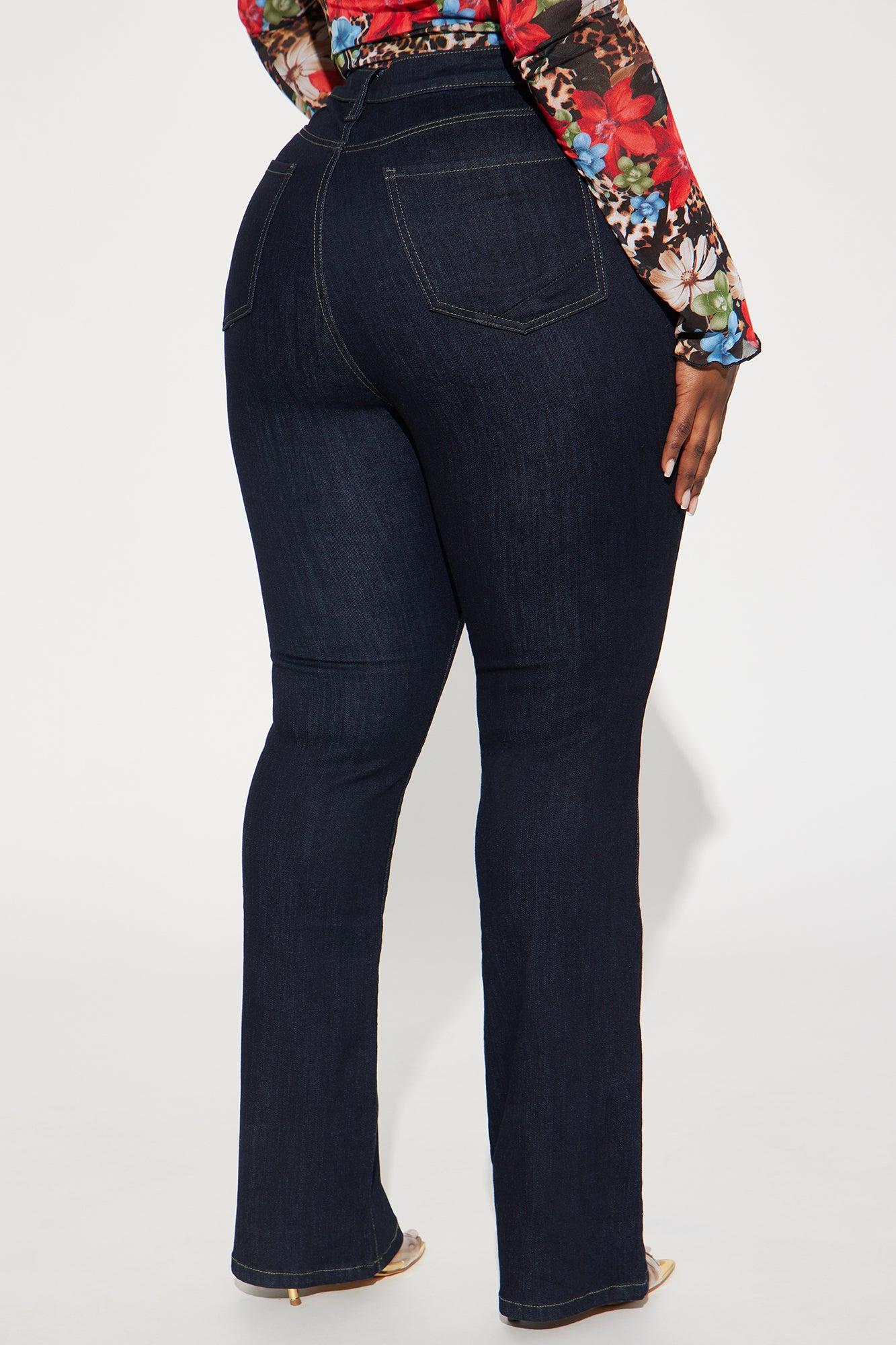 Amaya Sculpting Stretch Bootcut Jeans - Dark Wash Product Image