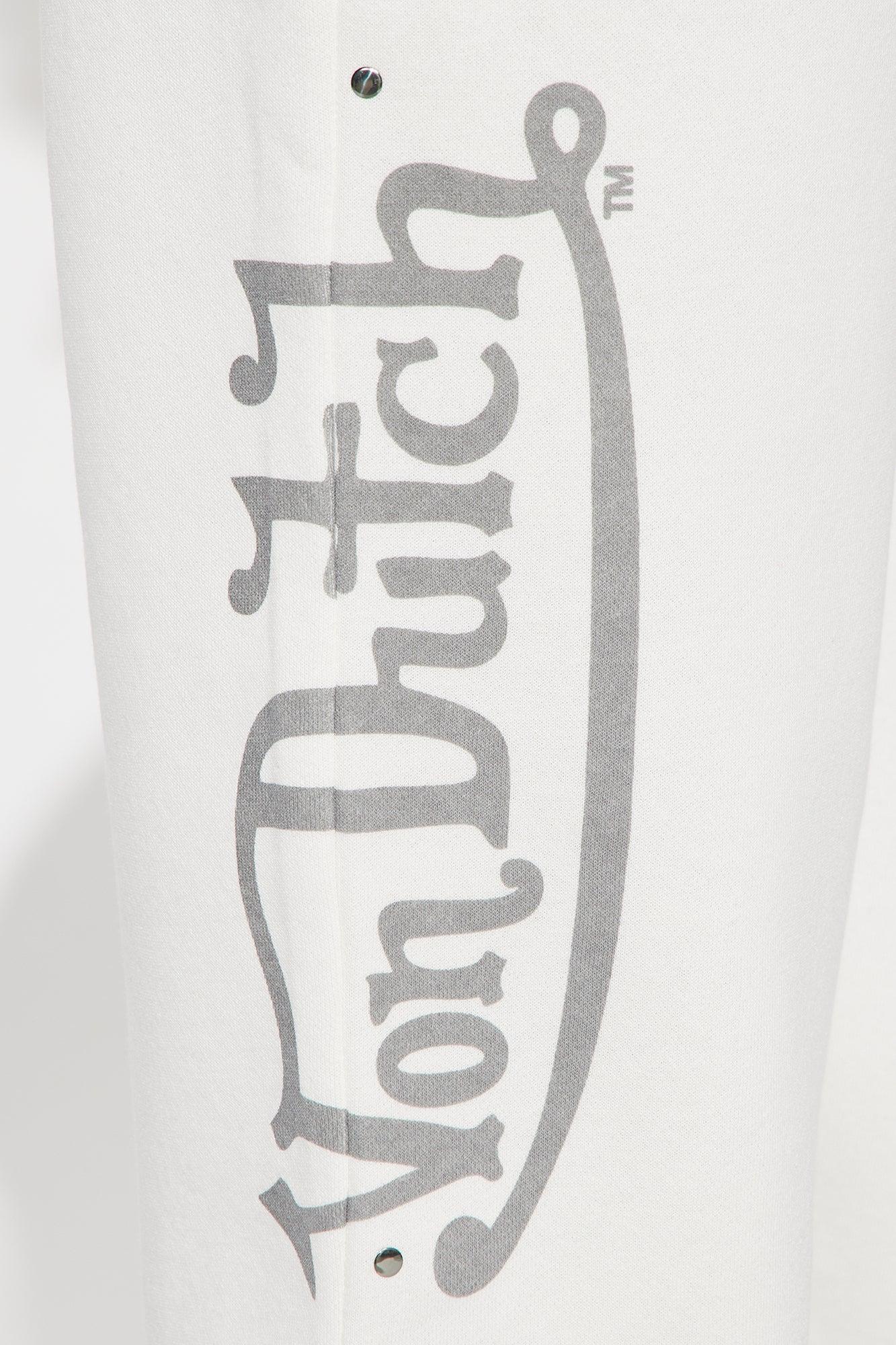 Von Dutch Studded Wide Leg Pant - Cream Product Image