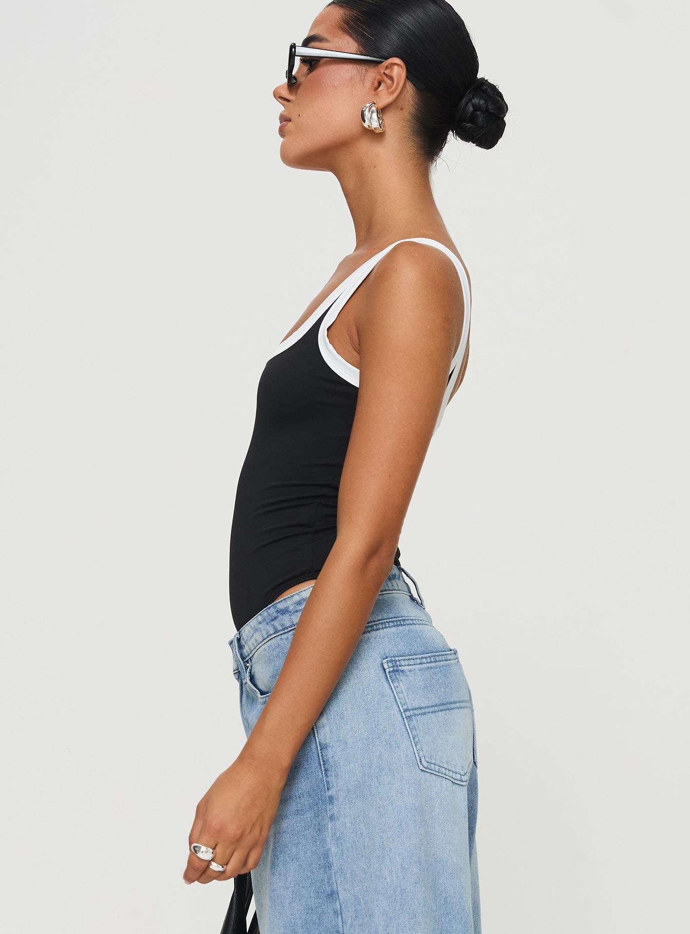 Astrea Bodysuit Black / White Product Image