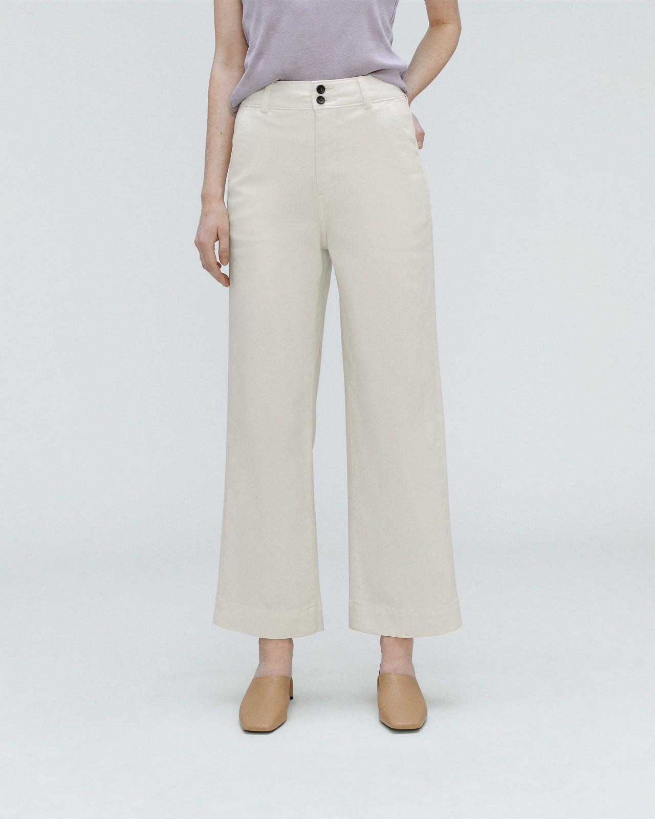 Womens Organic Wide-Leg Pant by Everlane Product Image
