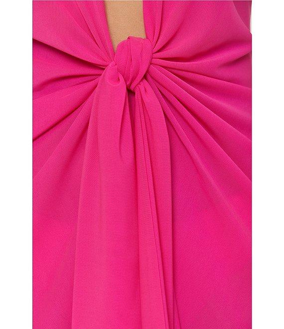 Trina Turk Indigo Solid Tie Front Dress Swim Cover-Up Product Image