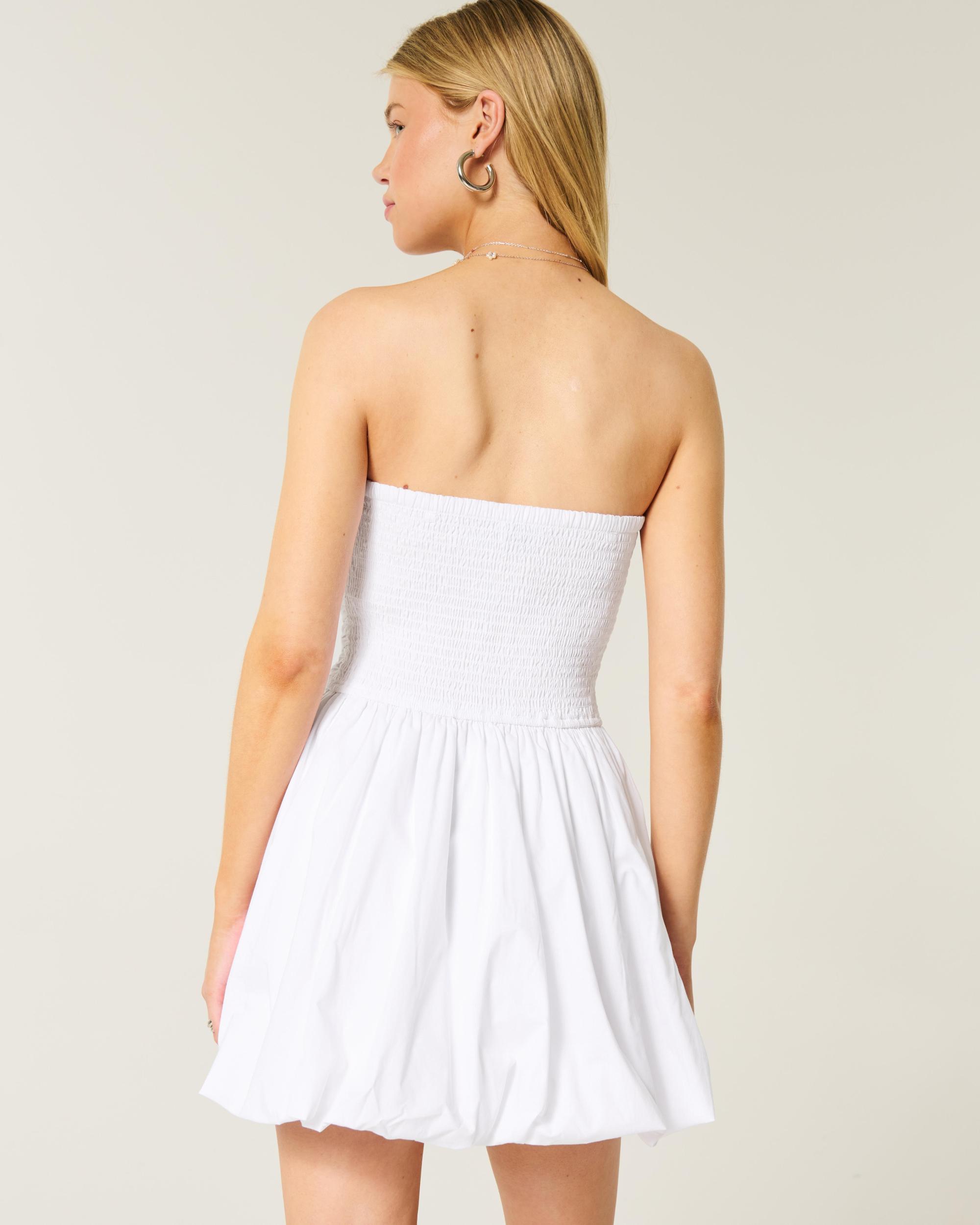 Ruched Bubble Skort Dress Product Image