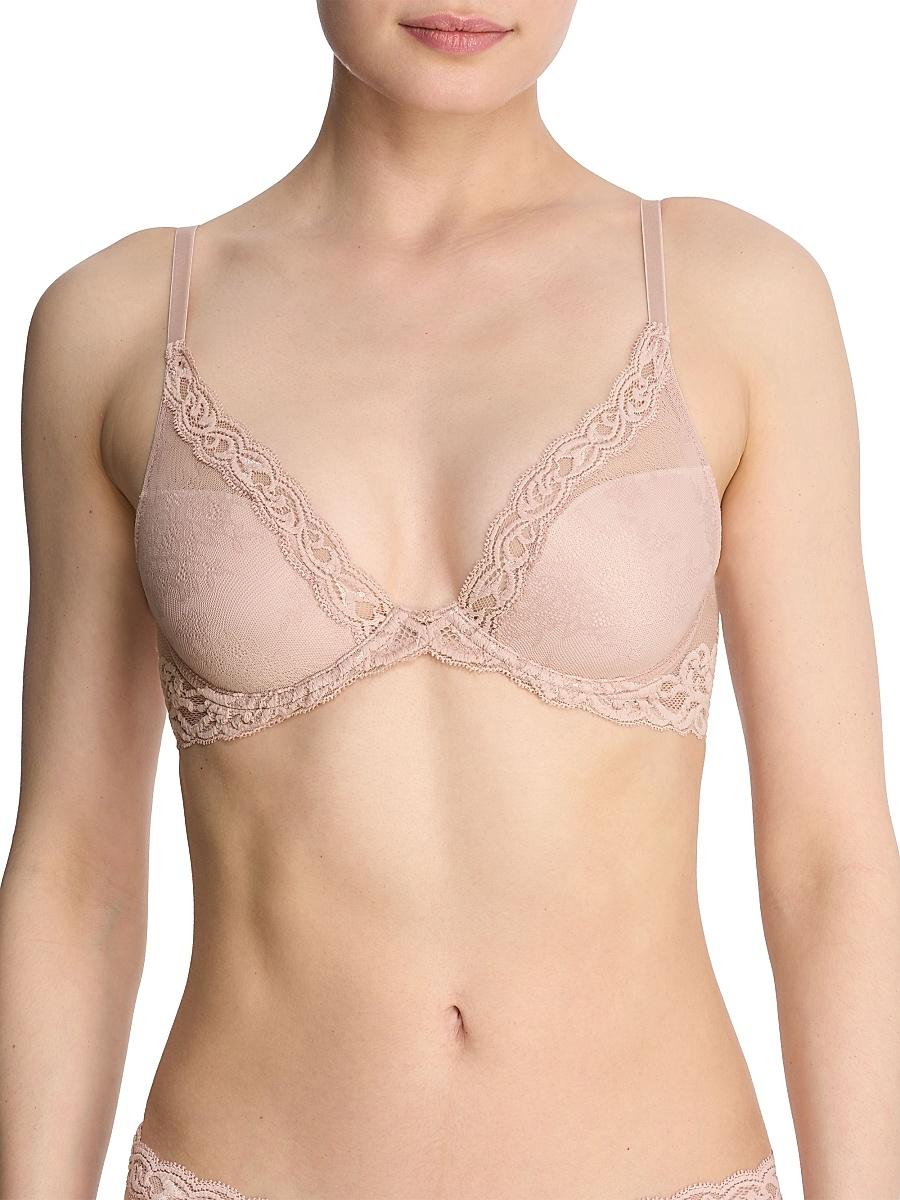 Womens Feathers Plunge T-Shirt Bra Product Image