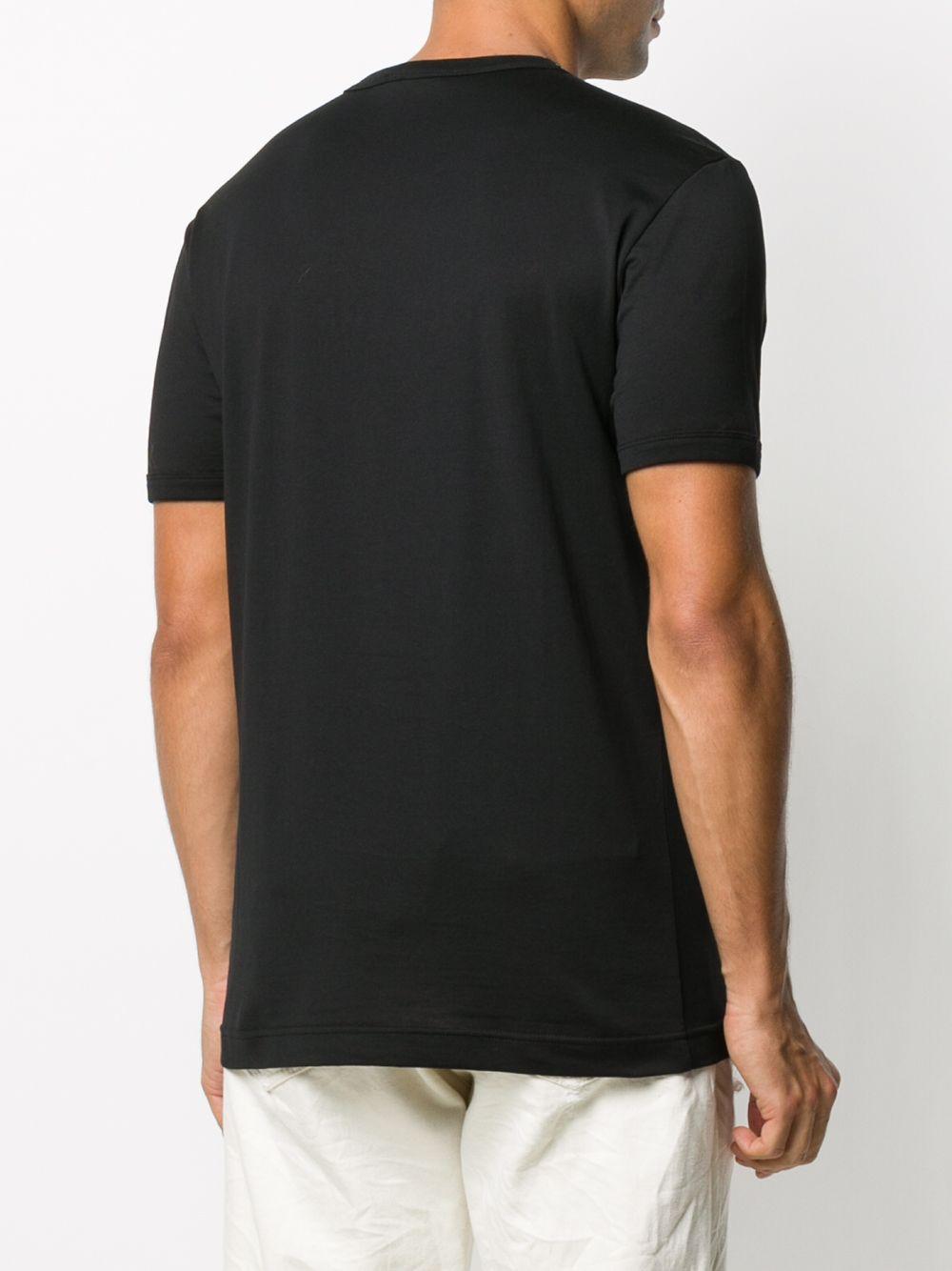 embroidered cotton T-shirt Product Image