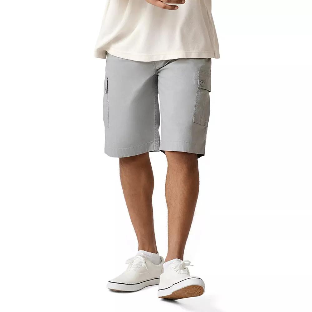 Men's WEARFIRST Day Hiker 11" Micro Rip Cargo Shorts, Size: 34, Neutral Gray Product Image