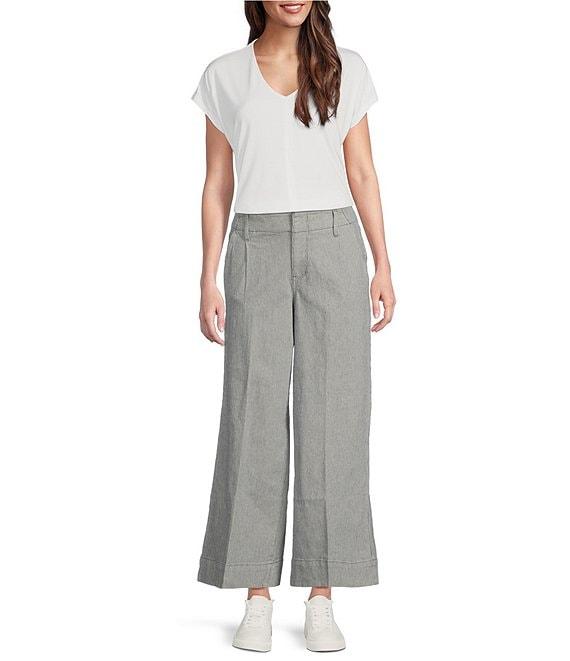 NYDJ Mona High-Rise Wide Leg Trouser Ankle Jean Product Image