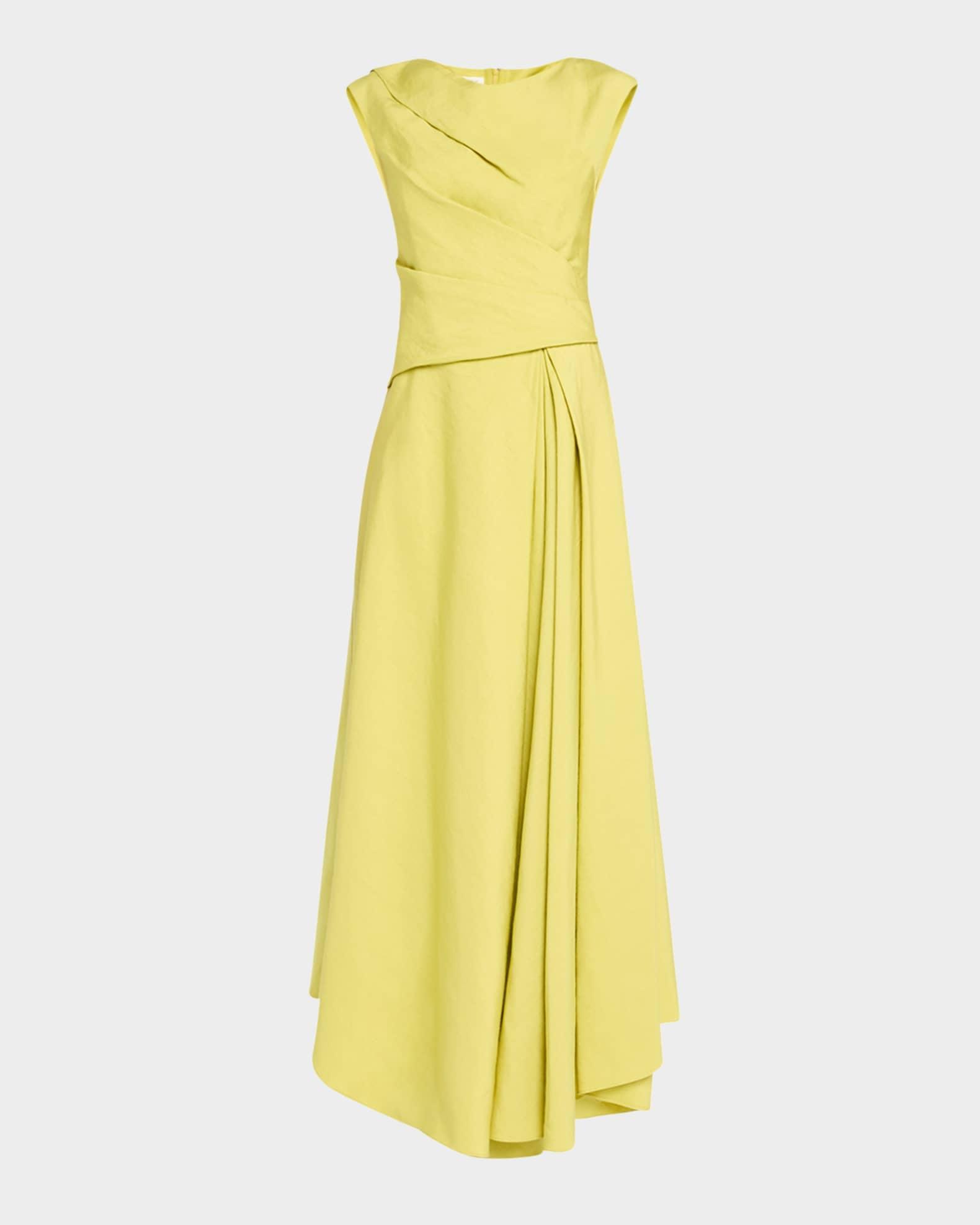 Drape-Front Asymmetric Dress Product Image