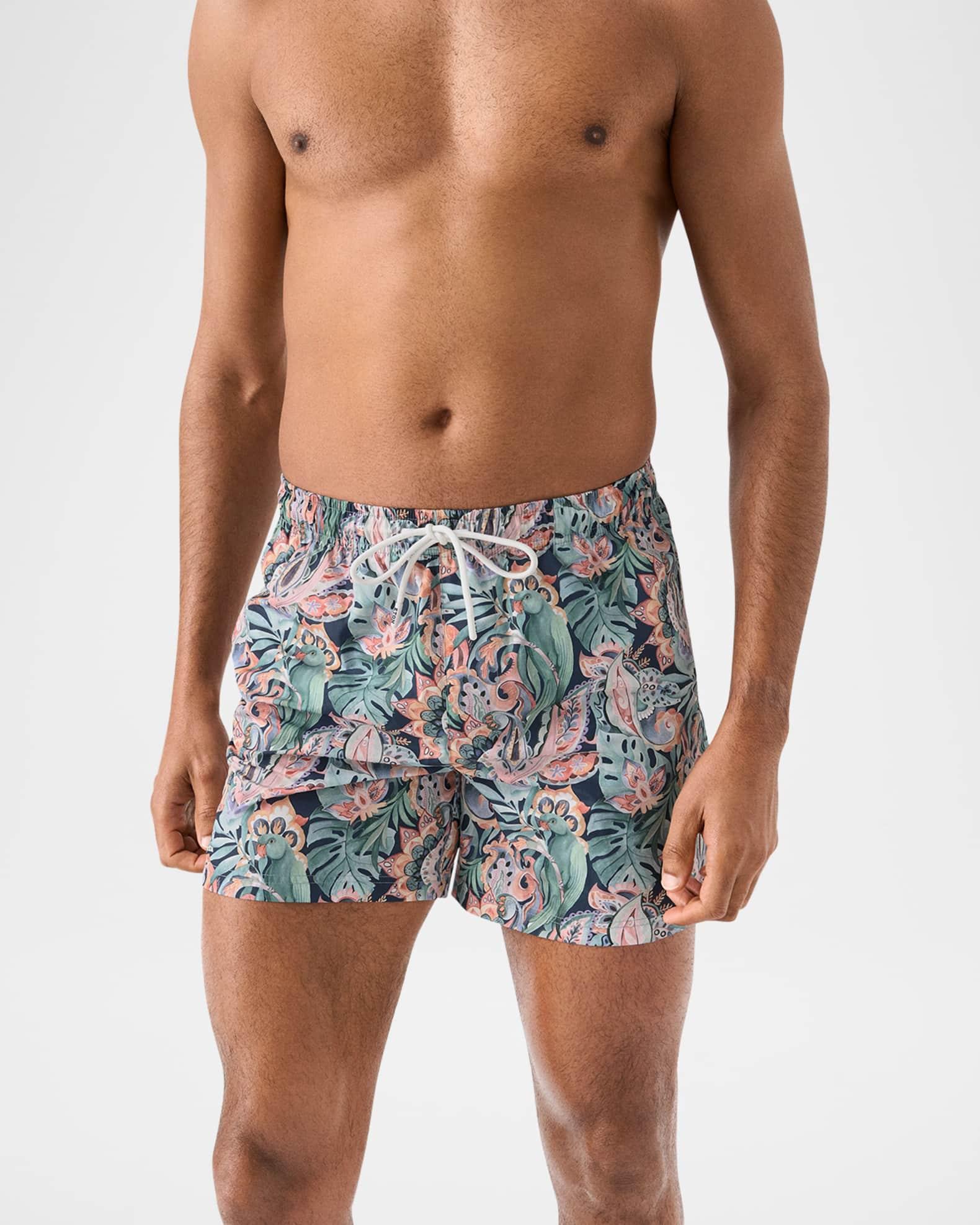Men's Floral Swim Trunks Product Image