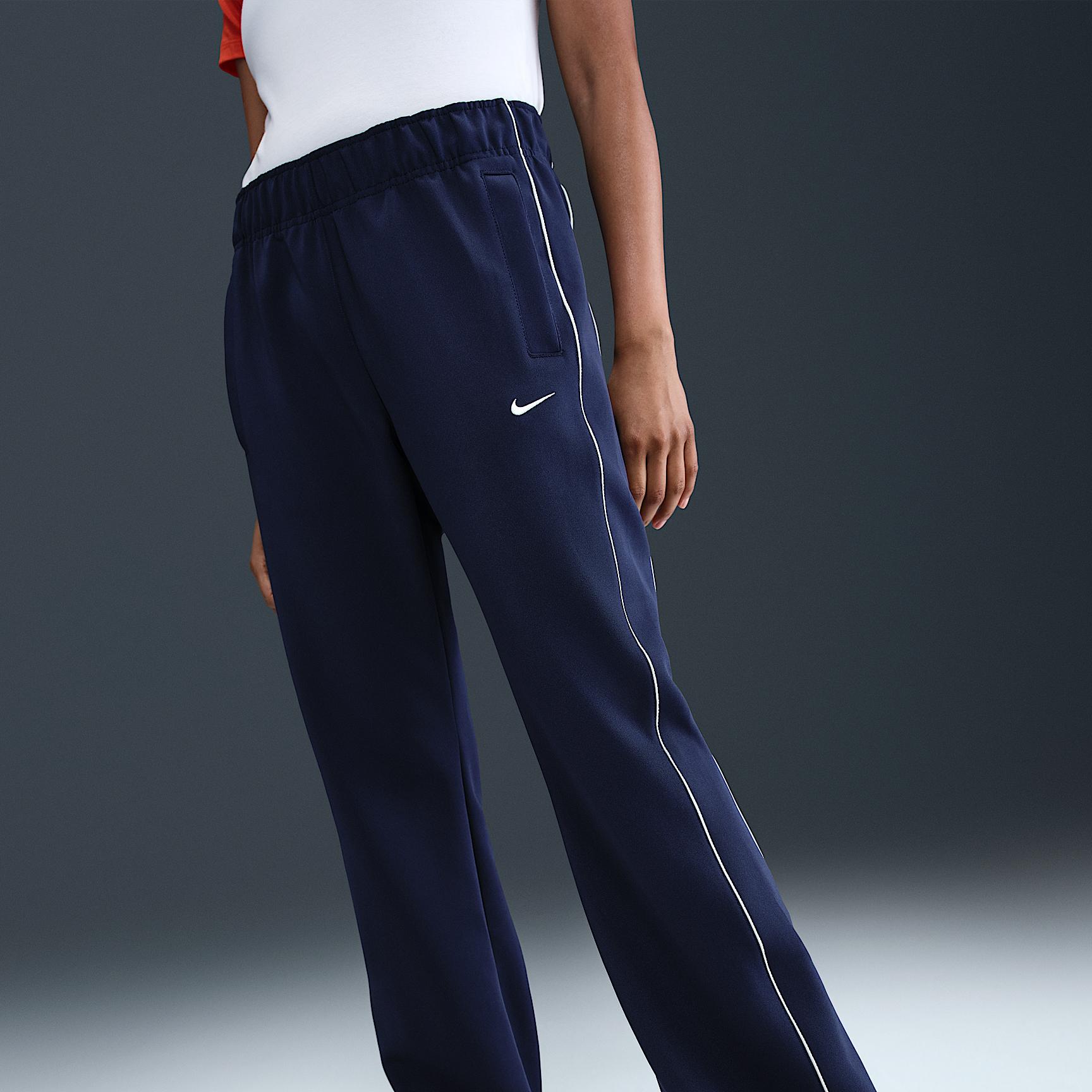 Womens Nike Sportswear Windrunner Mid-Rise Slim Knit Pants | HJ1016-410 Product Image