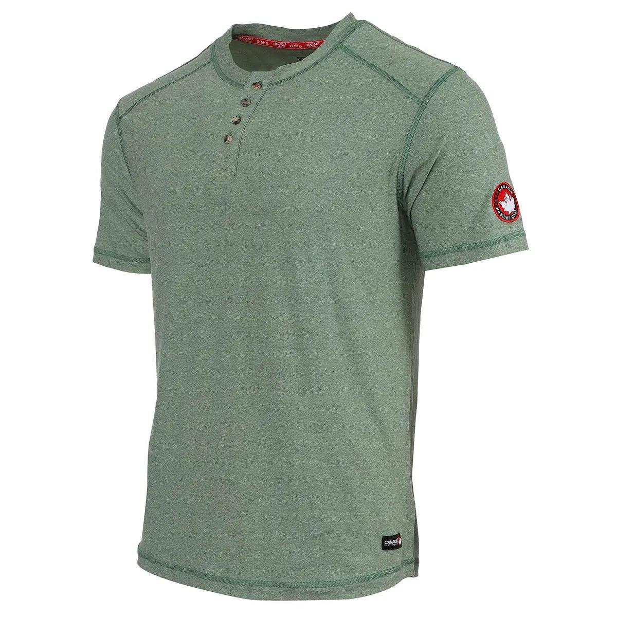 Canada Weather Gear Men's Trail Blazer Henley T-Shirt Male Product Image