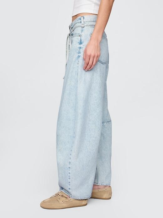 High Rise UltraSoft Horseshoe Jeans Product Image