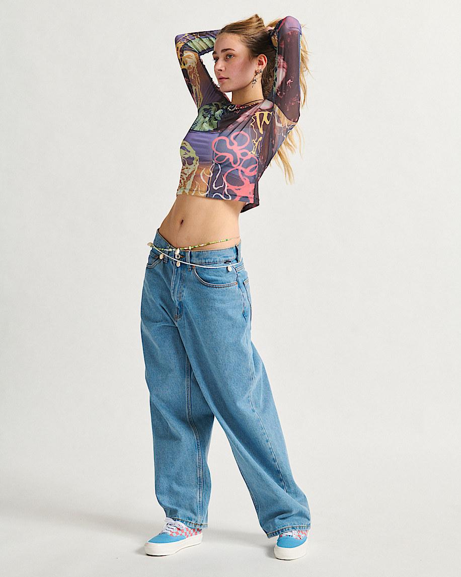 Premium Authentic Checkerboard Shoe in Heritage Blue / Pink| Vans US Product Image