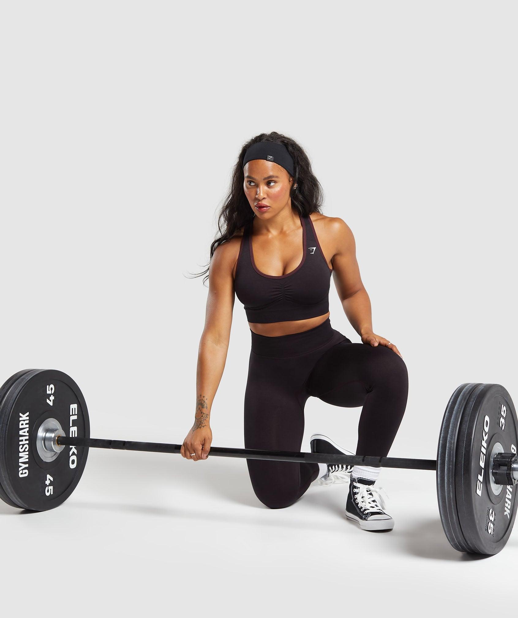 Gymshark Lift Seamless Sports Bra - Purple Female Product Image