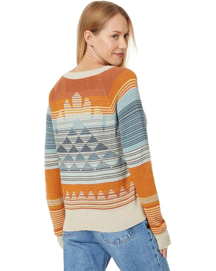 Washed Cable V Neck Product Image