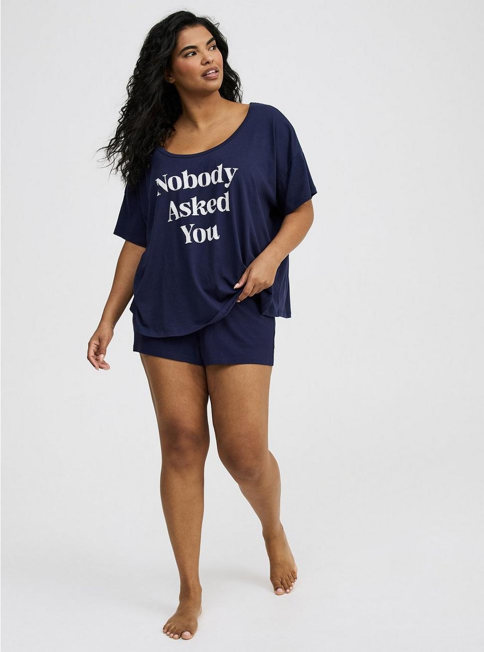 Lightweight Cotton Jersey Sleep Tee Product Image