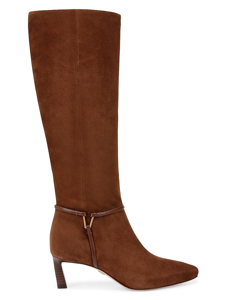 Womens Kenzie Suede High-Shaft Wide-Calf Boots Product Image