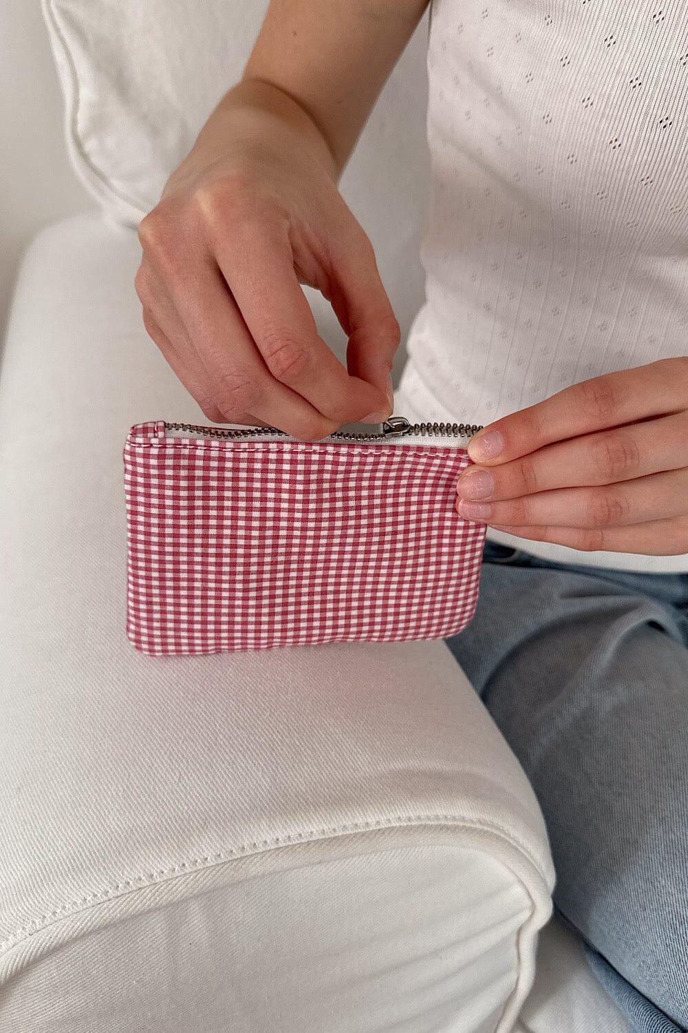 Checkered Coin Purse Product Image