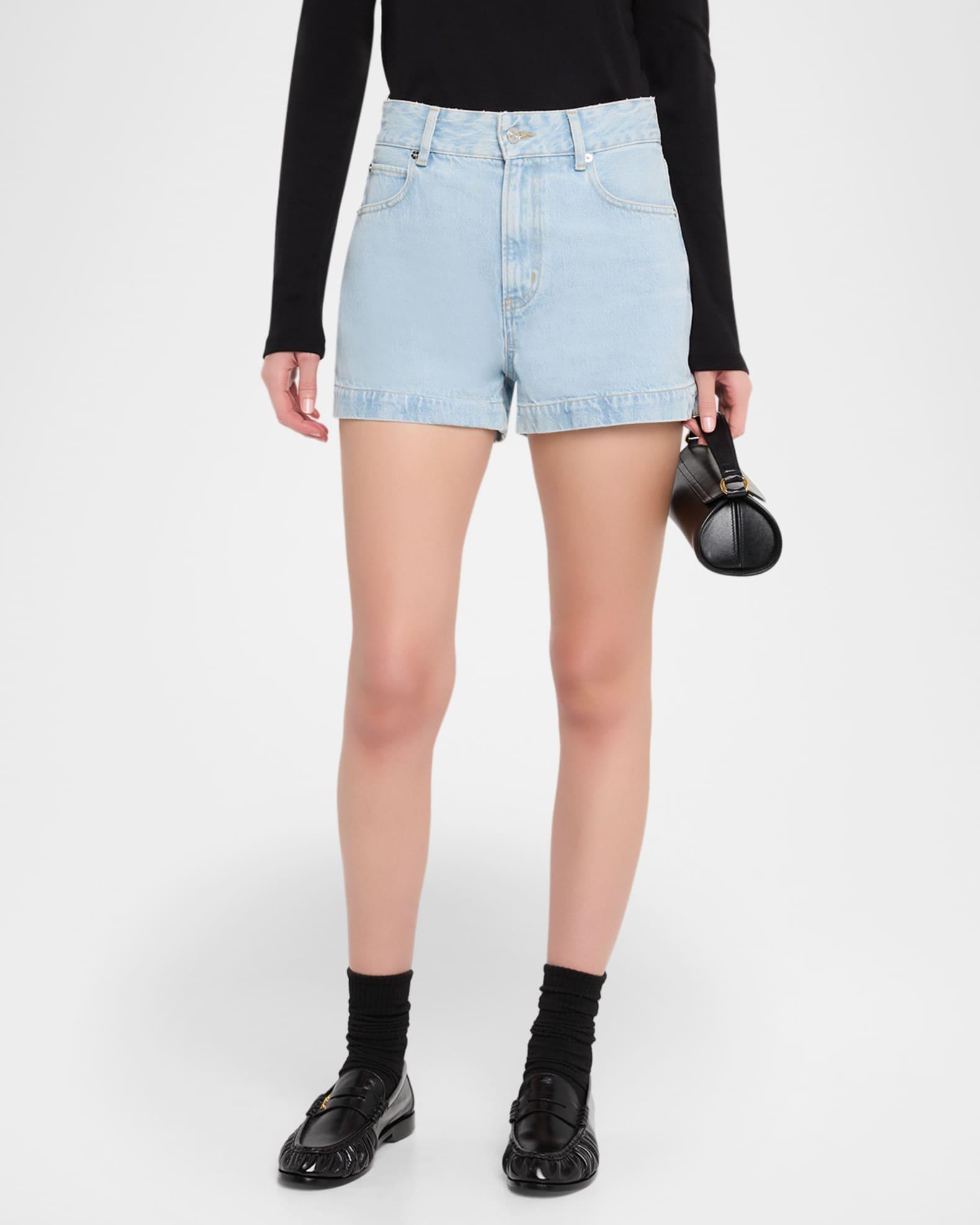 The Charm Denim Shorts Product Image