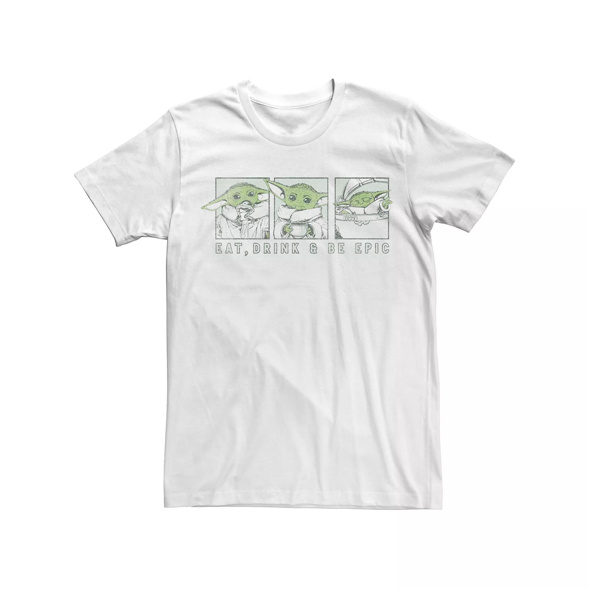 Men's Star Wars The Mandalorian The Child Eat Drink & Be Epic Tee,  Product Image