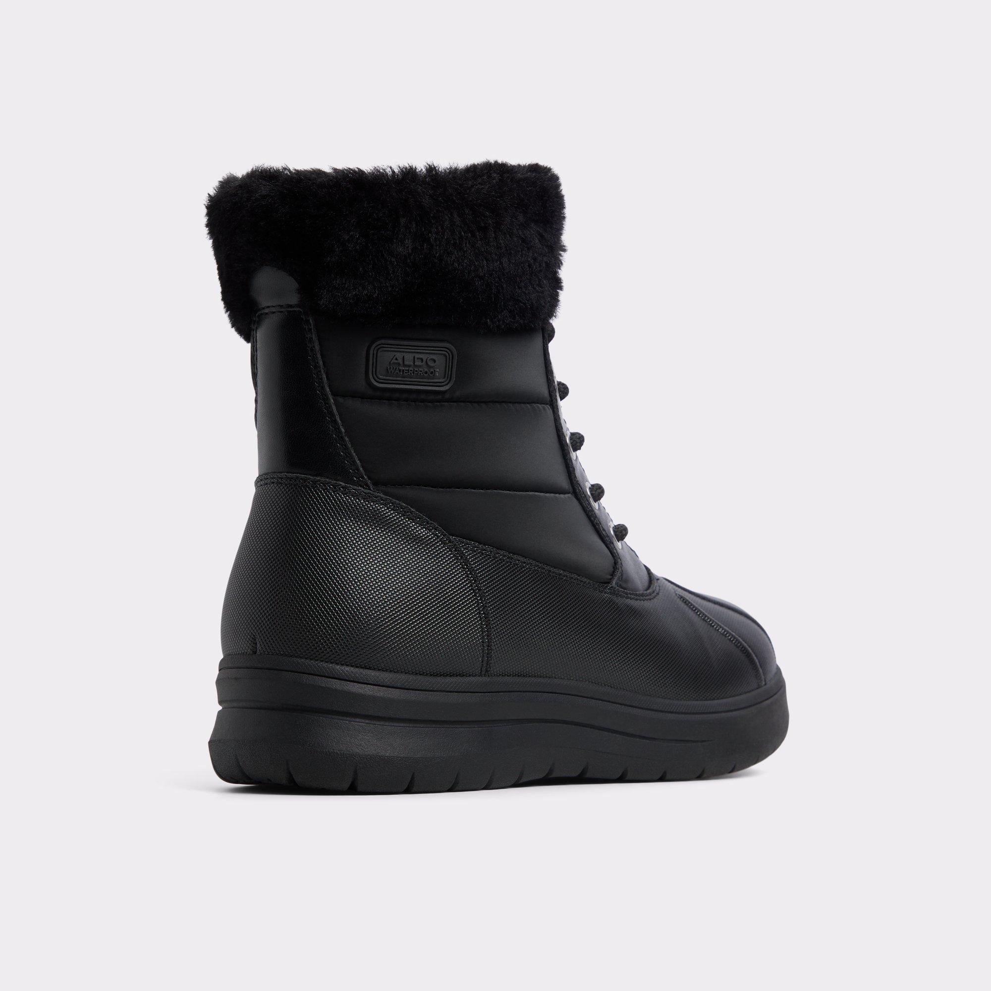 Chilly Black Synthetic Mixed Material Women's Winter boots | ALDO US Product Image