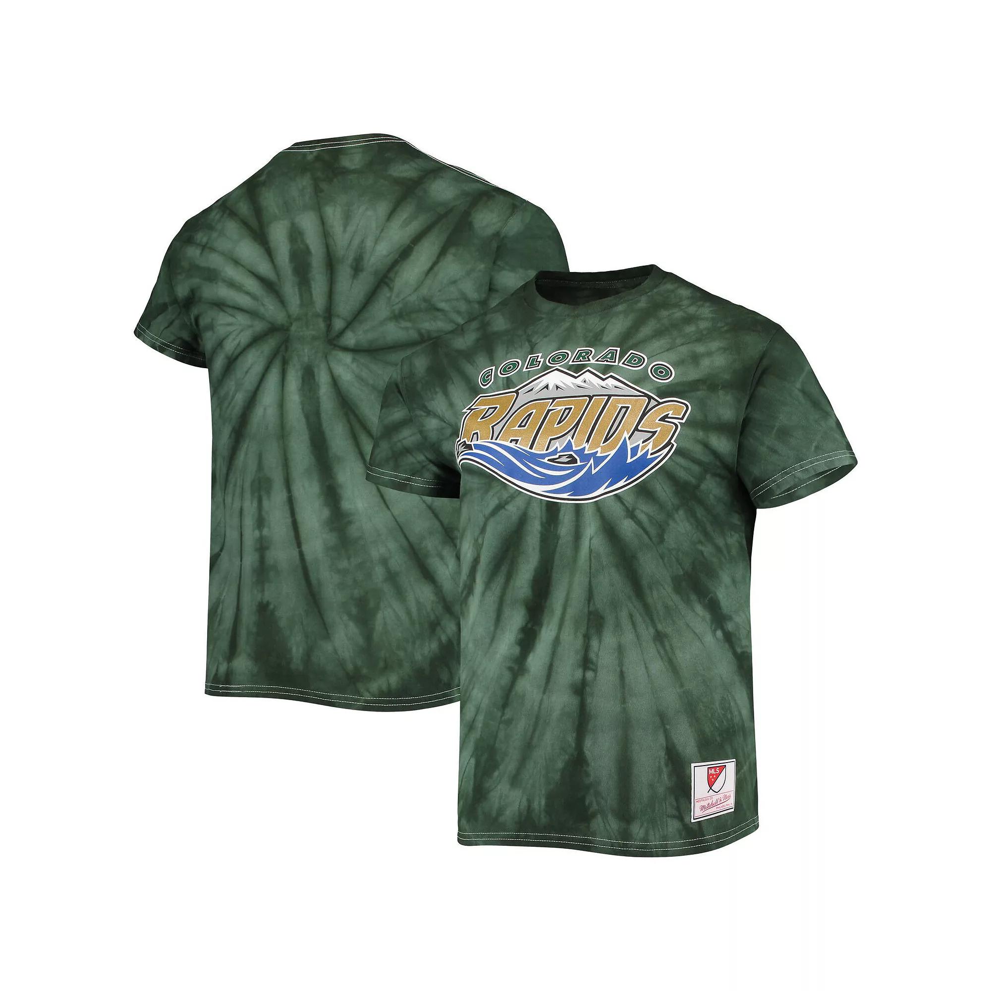 Men's Mitchell & Ness Green Colorado Rapids Since '96 Tie-Dye T-Shirt,  Product Image