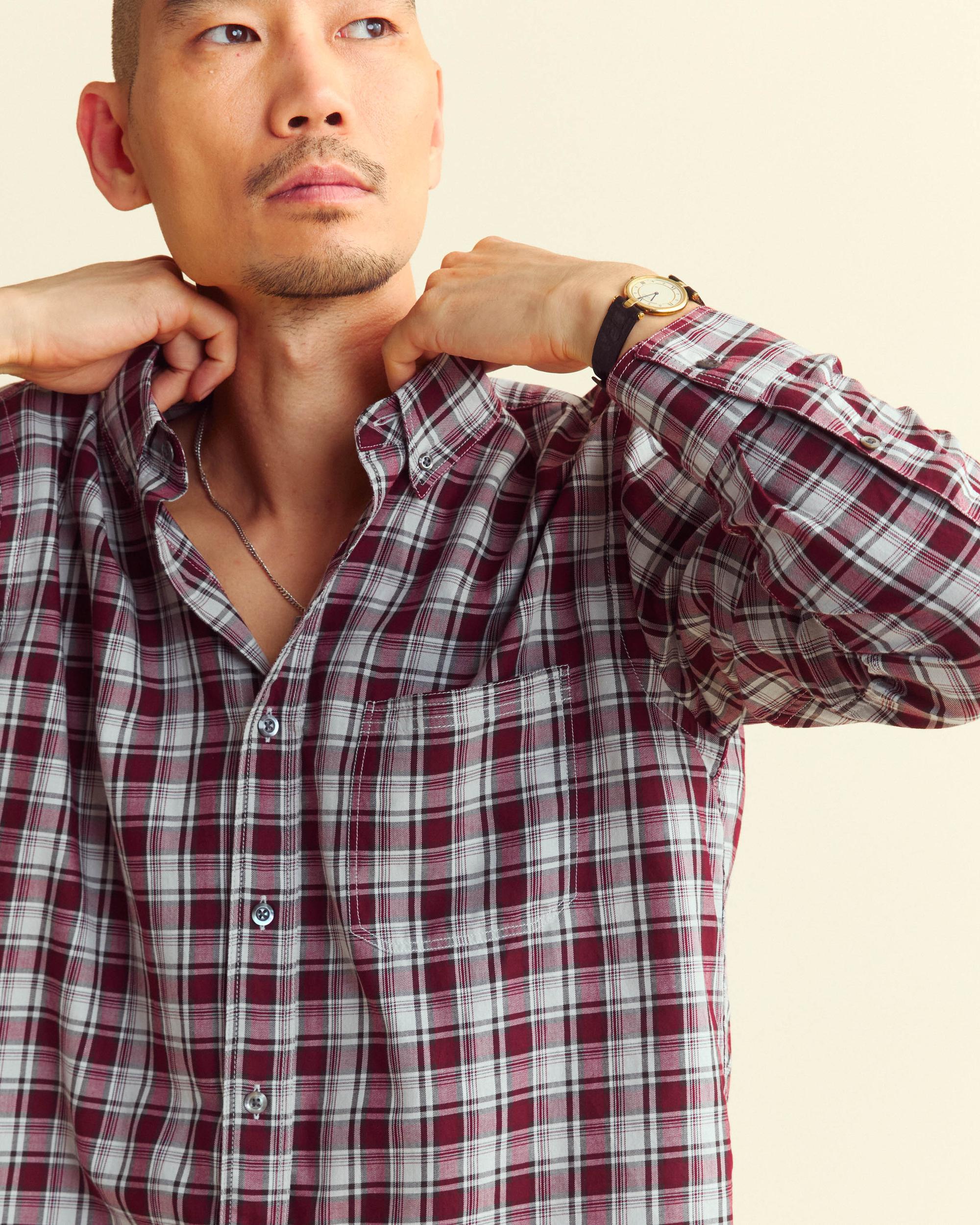 Left Hand Twill Plaid Tuscumbia Shirt Button-Down -  Product Image