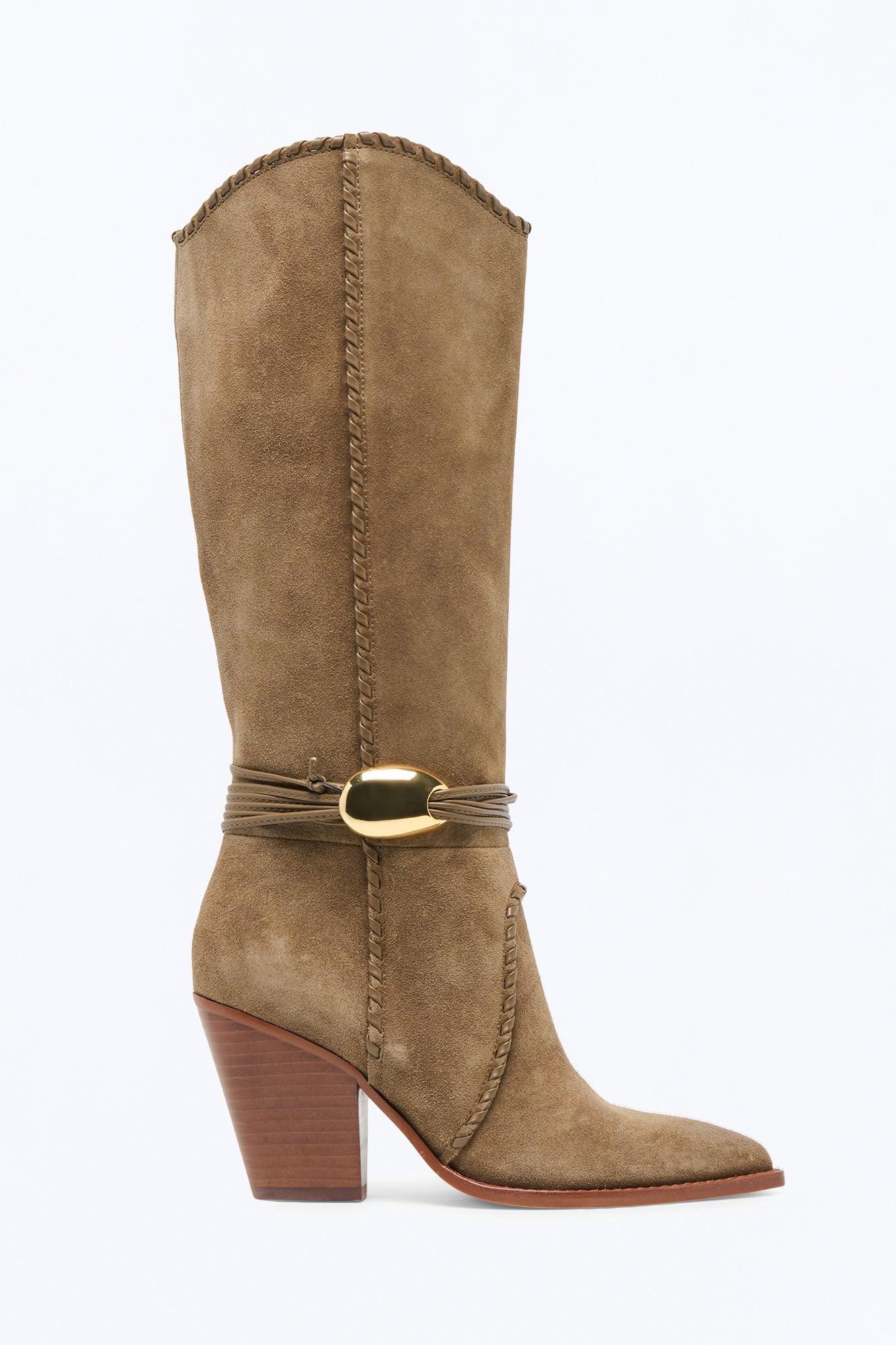 Dolce Vita Jody Suede Boots - Olive Female Product Image