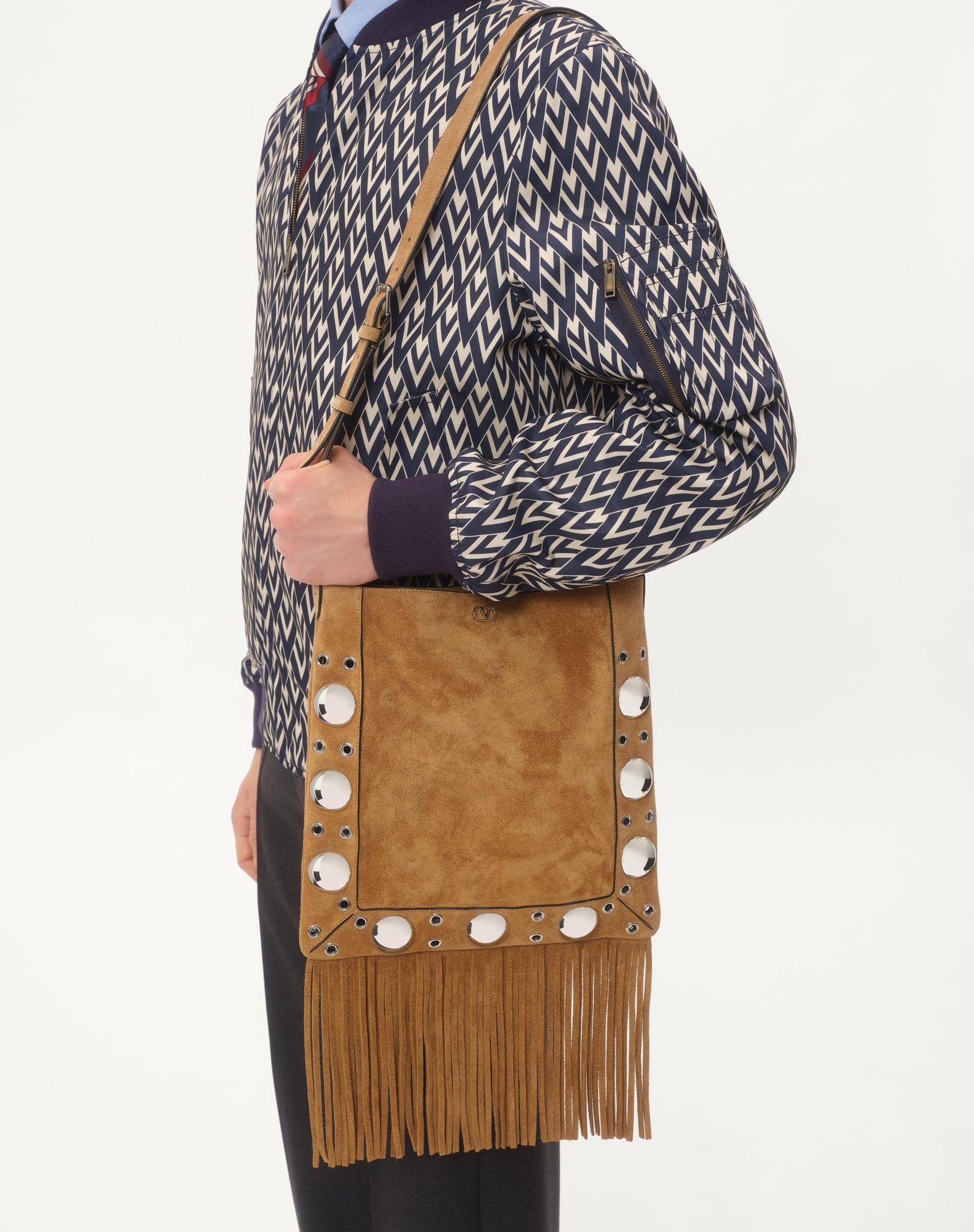 Nylon Bomber Jacket With Toute La V Print Product Image