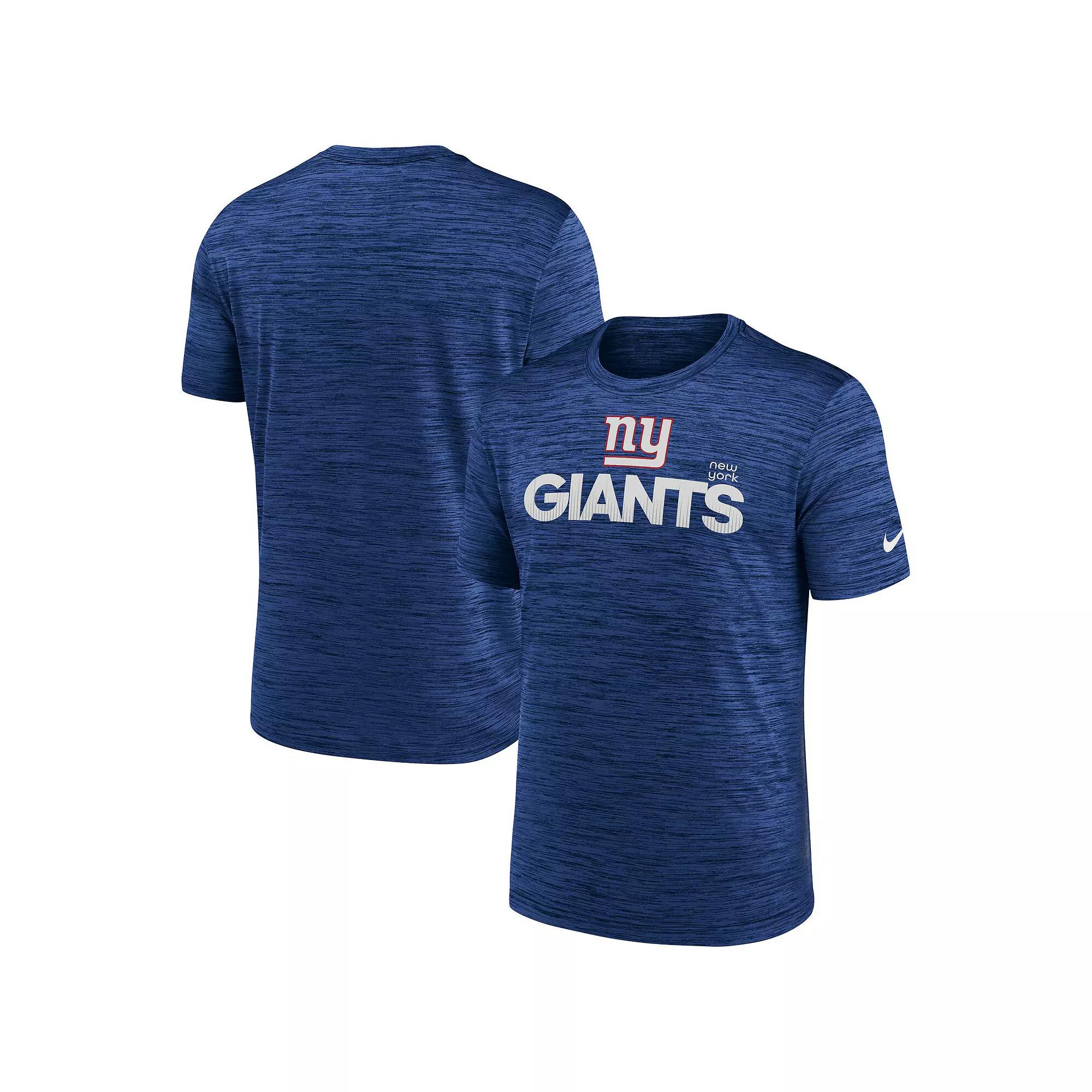 Men's Nike Royal New York Giants Blitz Velocity Modern Performance T-Shirt,  Product Image