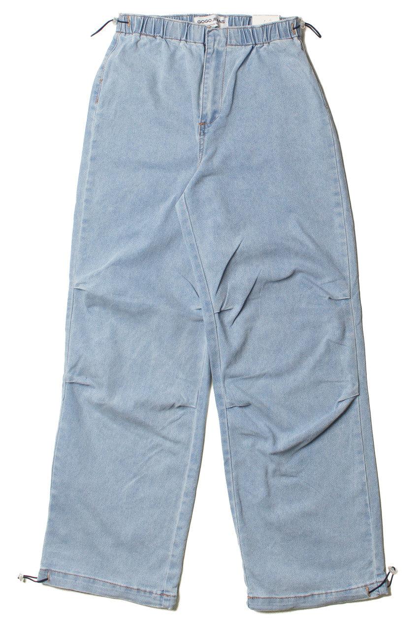 Light Wash Parachute Jeans Product Image