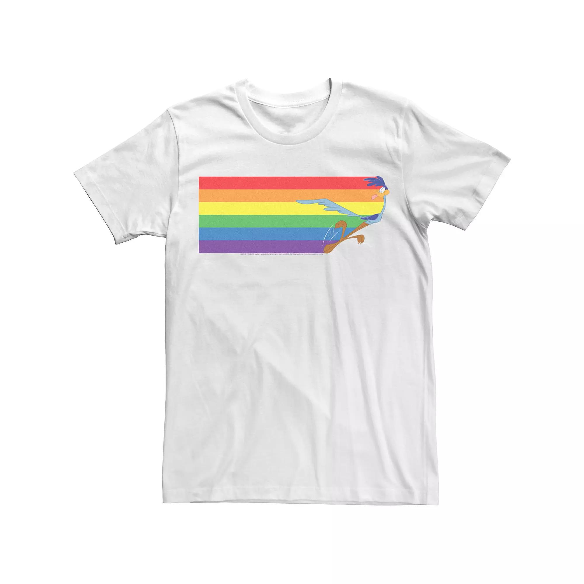 Men's Looney Tunes Pride Road Runner Rainbow Tee,  Product Image
