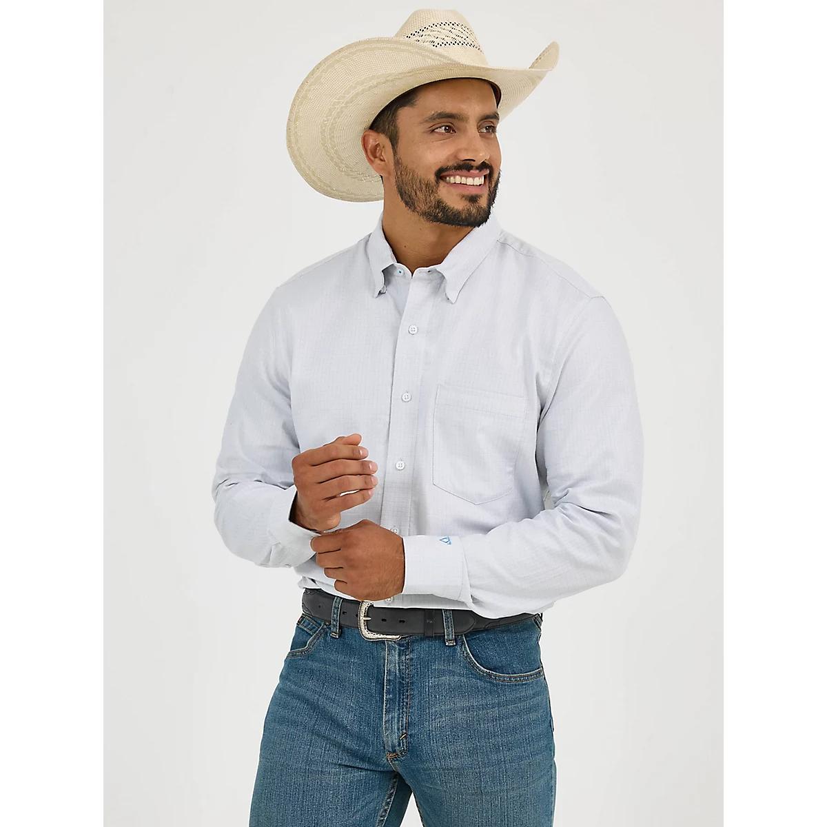 Men's Cody Johnson One Pocket Button Down Shirt in Ceramic Print Product Image
