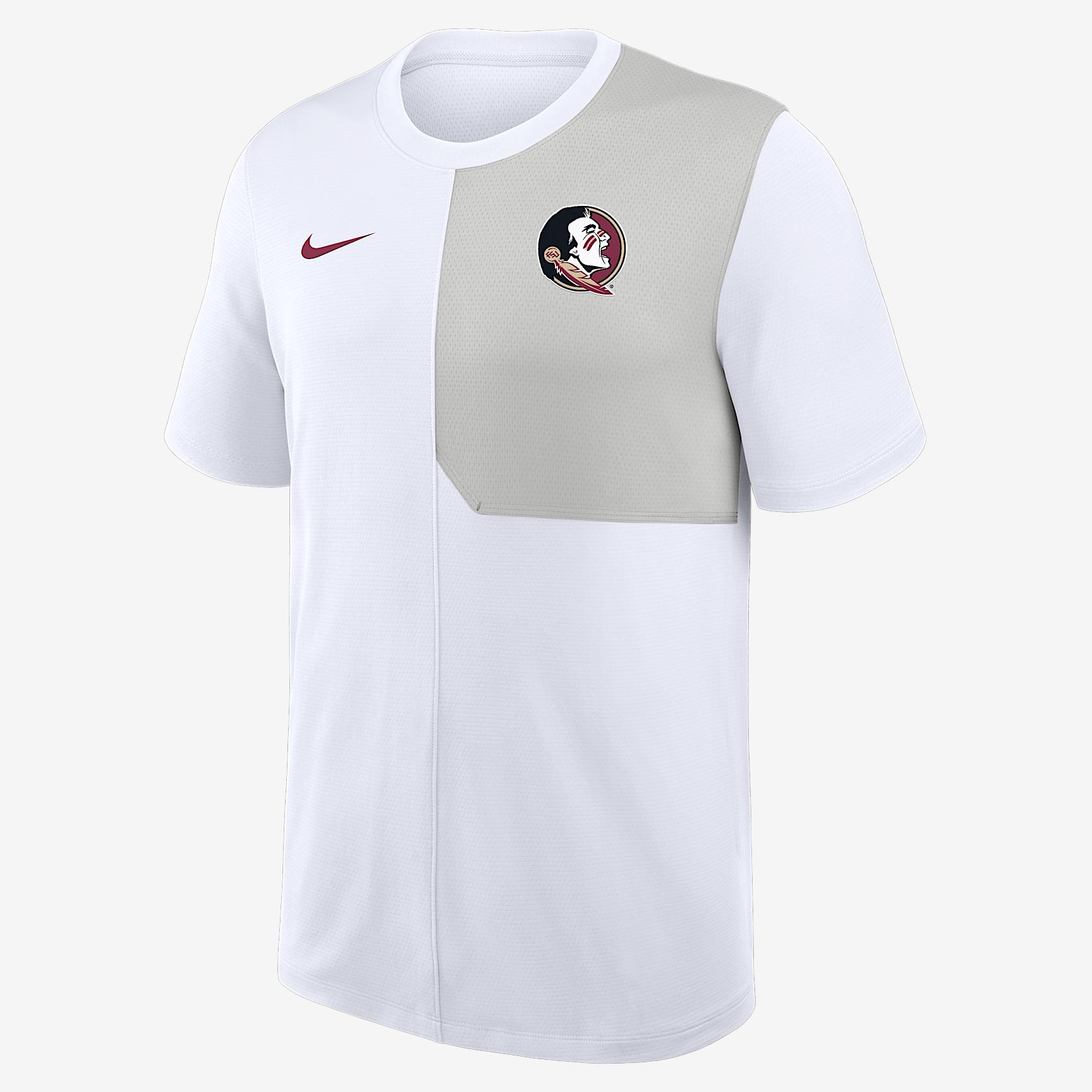Florida State Sideline Coach Nike Mens Dri-FIT College Top | 03B20DEWFTN-2QD Product Image