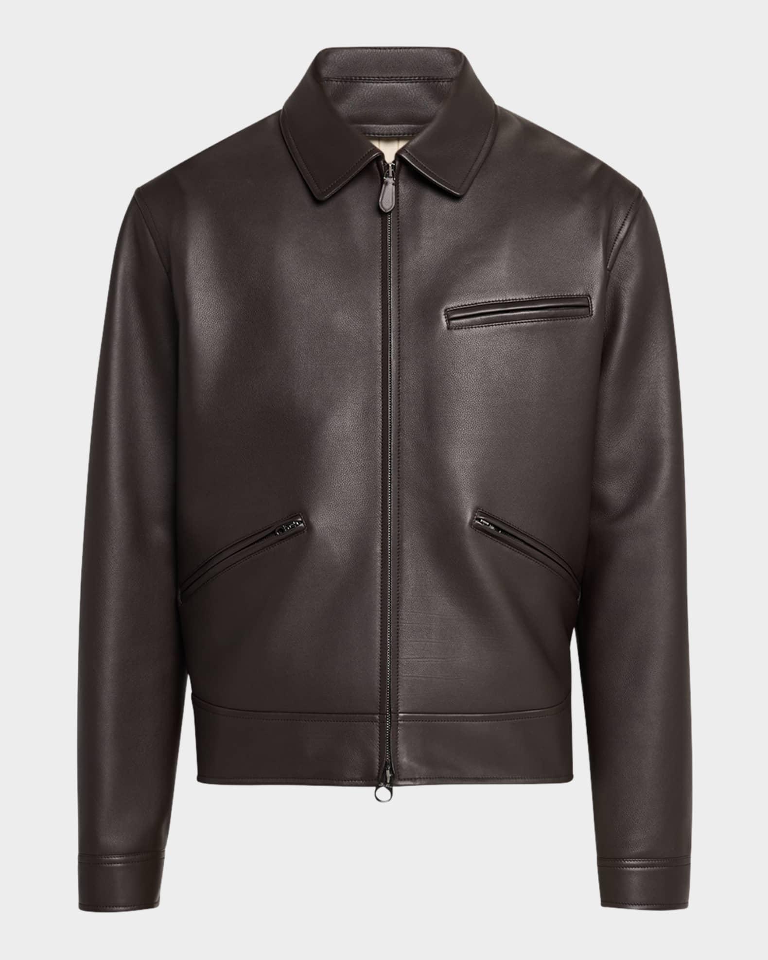Men's Gail Calfskin Full-Zip Blouson Product Image