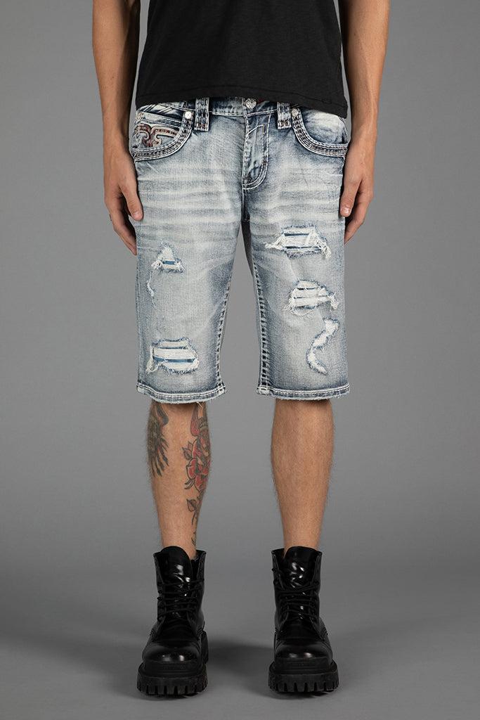 Elijah Denim Shorts Male Product Image