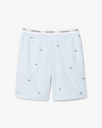 Straight Fit Printed Cotton Pyjama Shorts Product Image