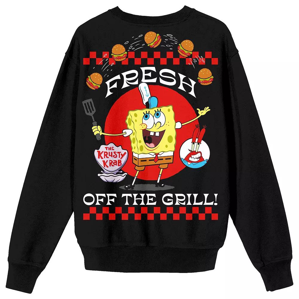 Men's Nickelodeon SpongeBob SquarePants Fresh Off The Grill Long Sleeve Tee,  Product Image
