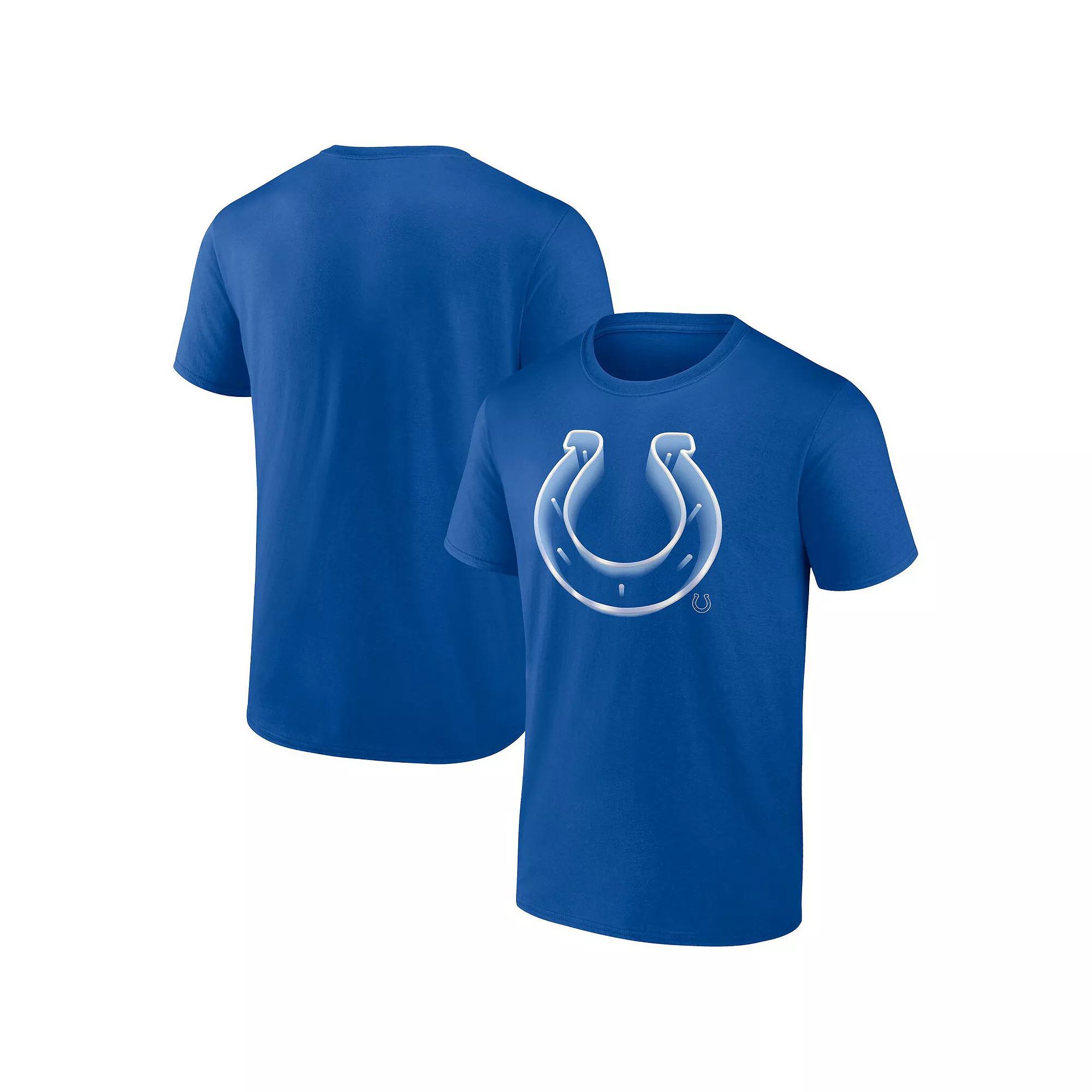 Men's Fanatics Branded Royal Indianapolis Colts Chrome Dimension T-Shirt,  Product Image