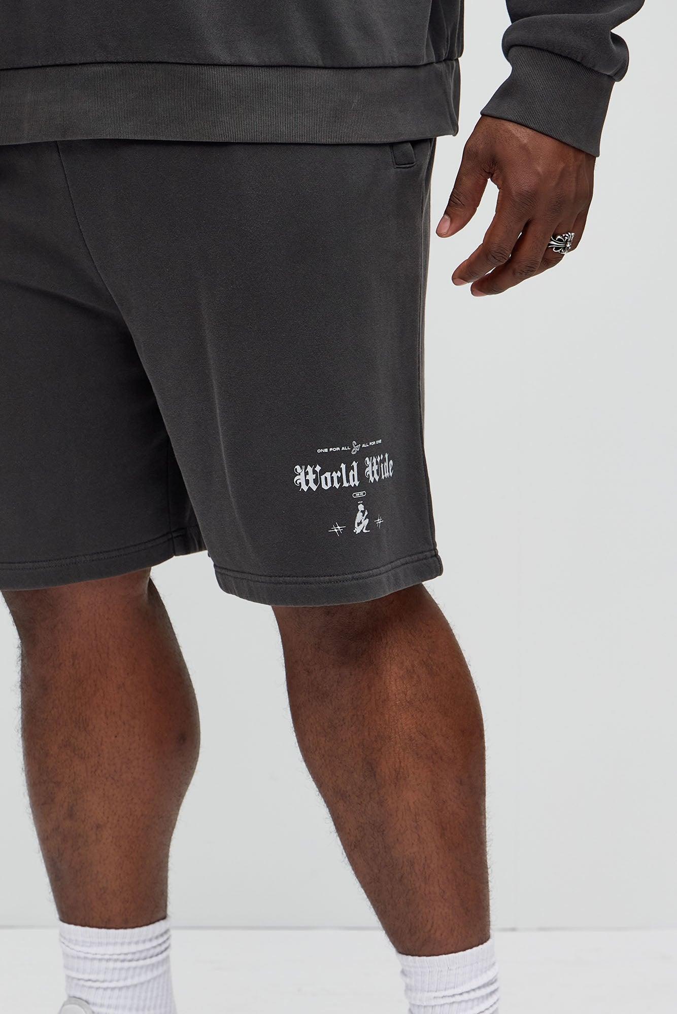 Worldwide Projection Sweatshorts - Black Product Image