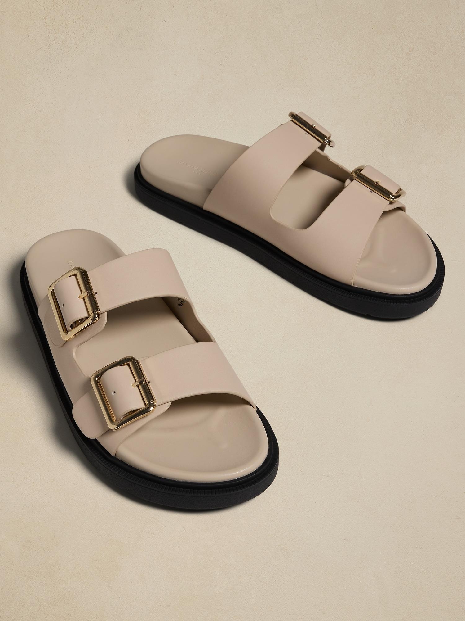 Double Strap Buckle Sandal Product Image