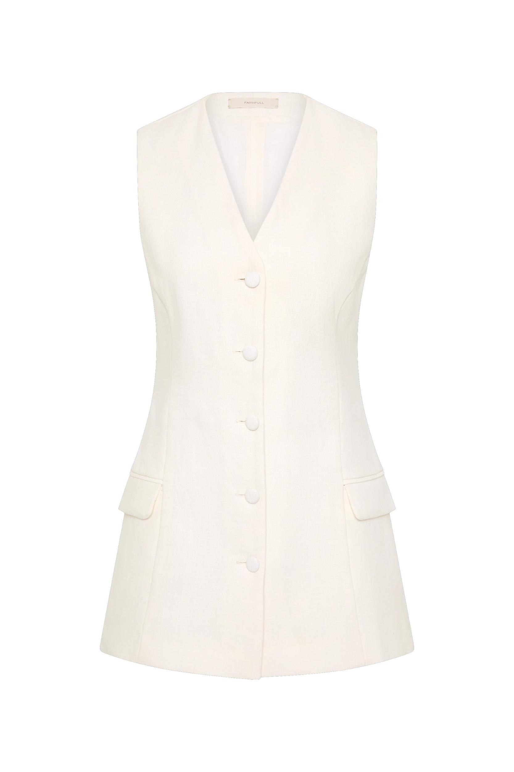 Ambra Mini Dress White - Final Sale Product Image