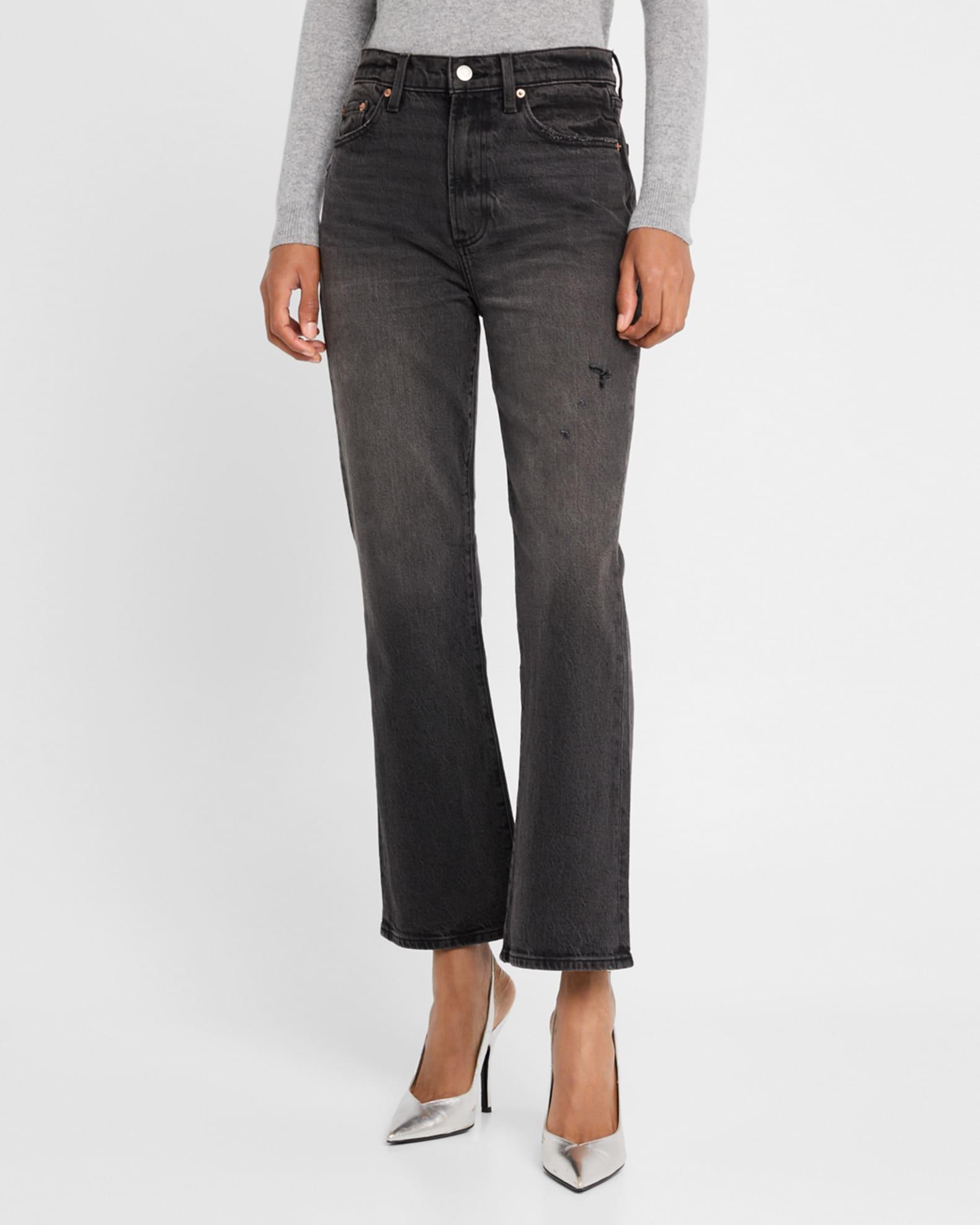 Ally High-Rise Vintage Ankle Bootcut Jeans Product Image