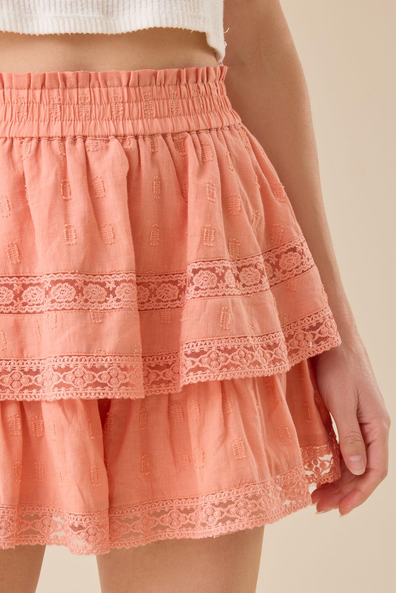 Raleigh Layered Lace Shorts Product Image