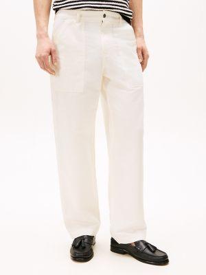 Linen-Cotton Blend Carpenter Pant Product Image