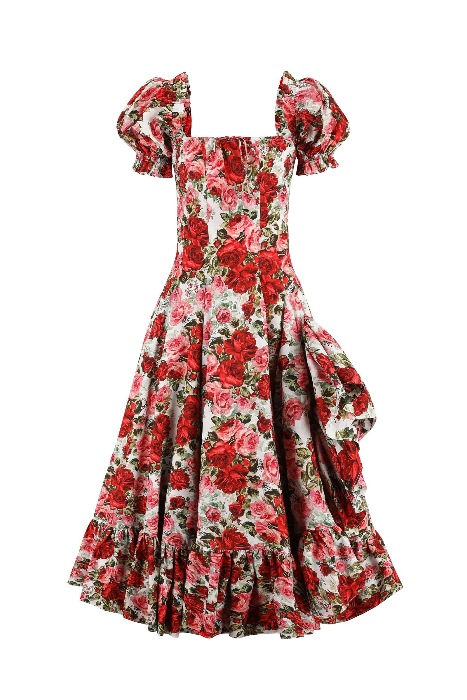 Roses Are Red Foxglove Dress Product Image